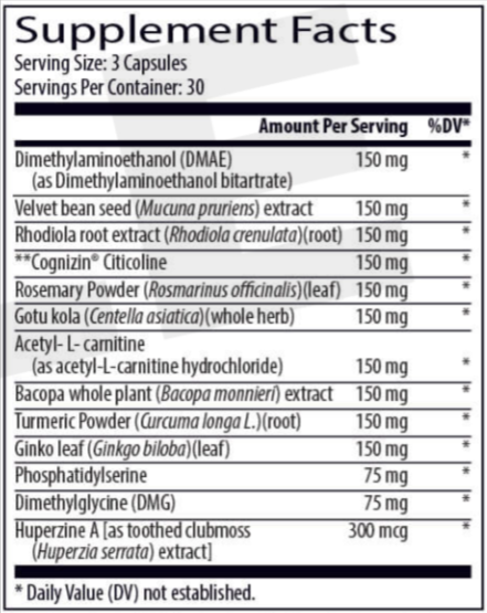 Brain C-13 supplement facts