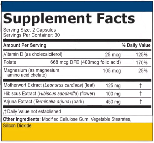 Prociva-supplement-facts