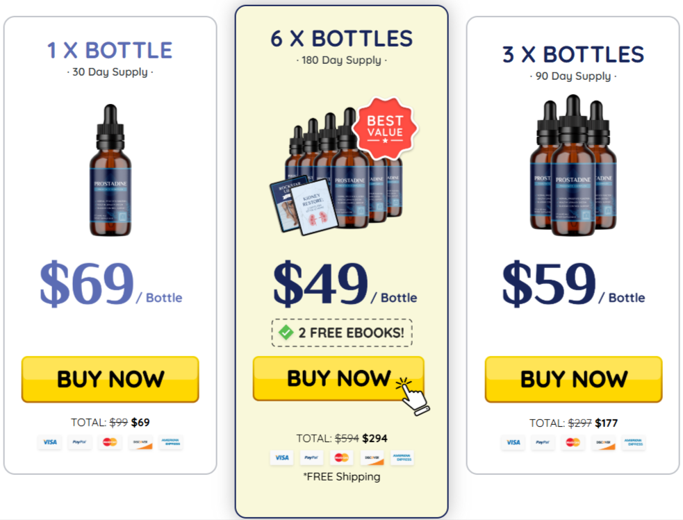 Prostadine prices