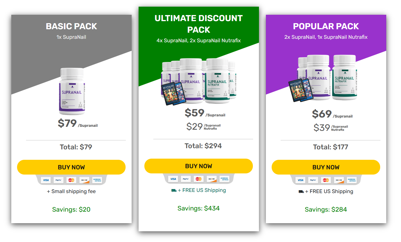 Supranail pricing