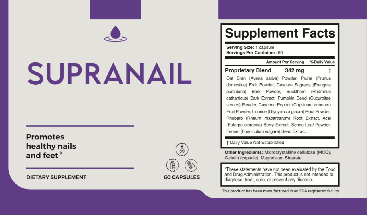Supranail supplement facts